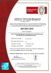 LEEDS TFM 9001-2015 ISO Cert. 2020